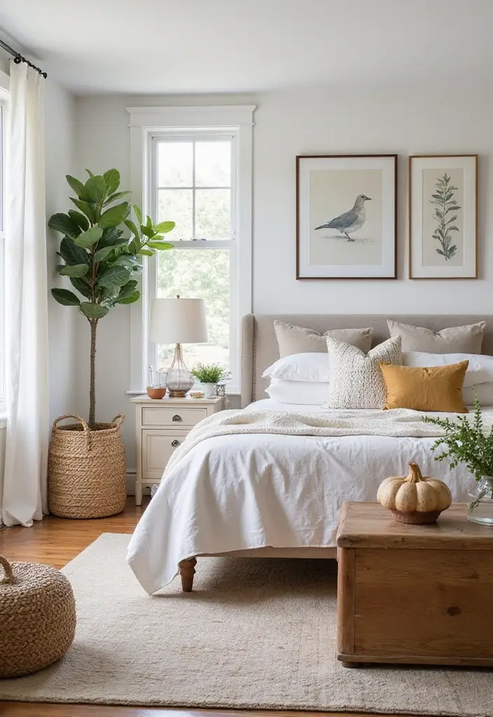 30 Guest Room in Basement Ideas That Look Bright and Cozy - 25. Seasonal Decor Swaps