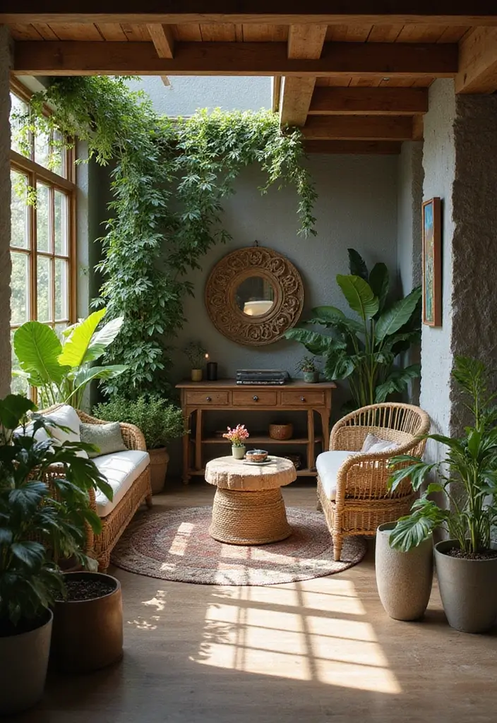 30 Guest Room in Basement Ideas That Look Bright and Cozy - 3. Incorporating Nature Indoors