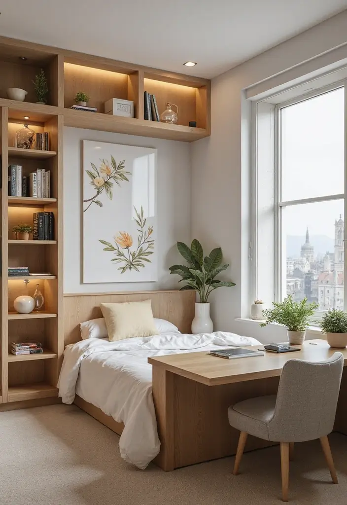 30 Multipurpose Guest Room Ideas That Save Space - 12. Desk to Bed Conversion