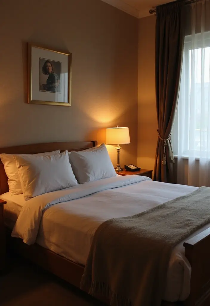 30 Multipurpose Guest Room Ideas That Save Space - 19. Layered Lighting Effects