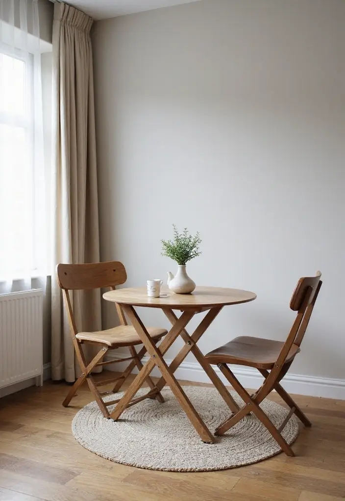 30 Multipurpose Guest Room Ideas That Save Space - 26. Space-Saving Foldable Furniture