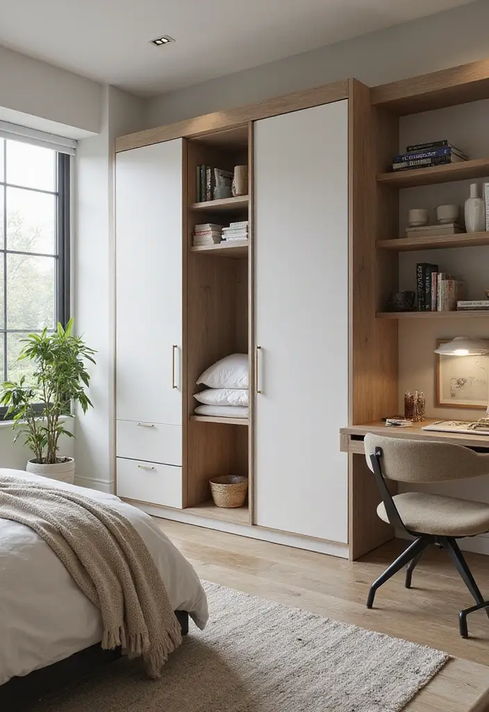30 Multipurpose Guest Room Ideas That Save Space - 3. Murphy Bed: Space Saver Supreme