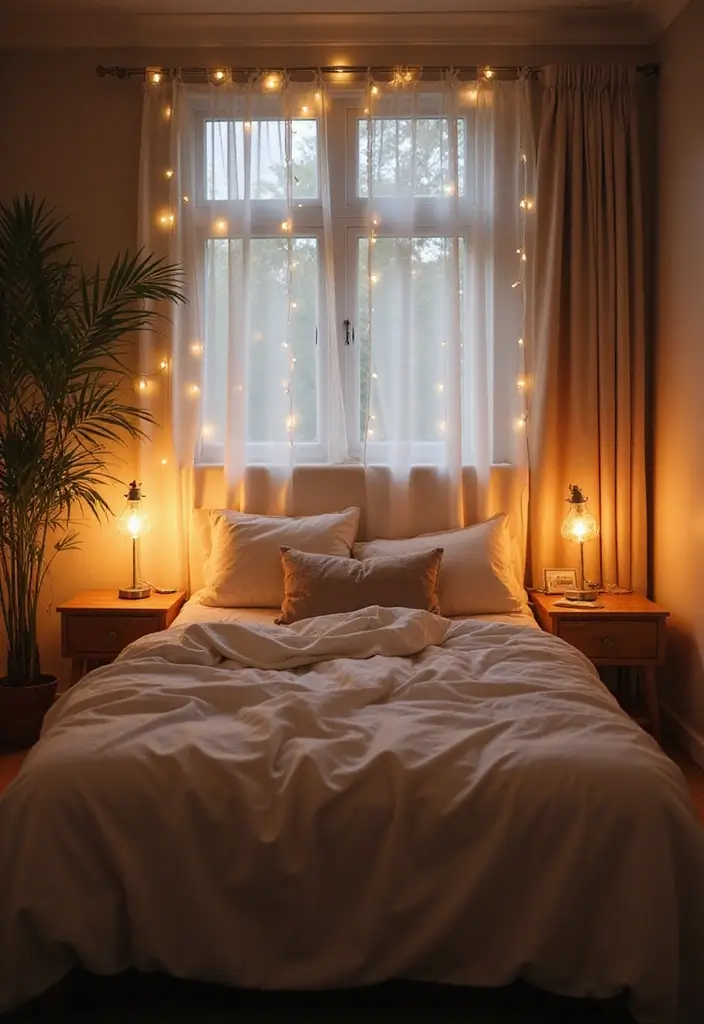 30 Sage Green Guest Room Inspirations That Feel Soft and Calm 3 30 Sage Green Guest Room Inspirations That Feel Soft and Calm - 3. Soft Lighting Options