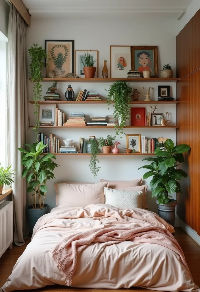 10 Box Room Bedroom Ideas for Clever Space Maximization 3. Wall Mounted Shelves