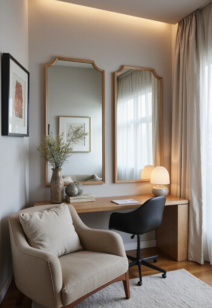 10 Box Room Bedroom Ideas for Clever Space Maximization 4. Mirrors for Illusion of Space