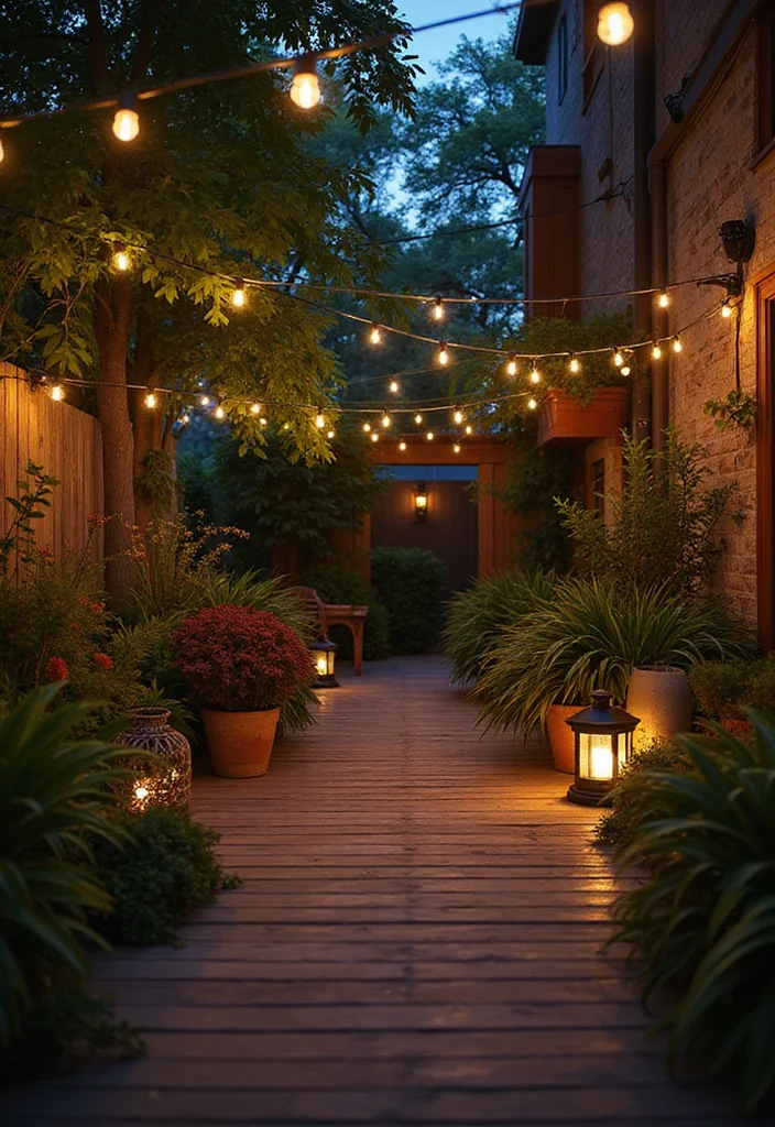 12 Arizona Backyard Ideas on a Budget for Desert Friendly Style 11. Budget Friendly Garden Lighting