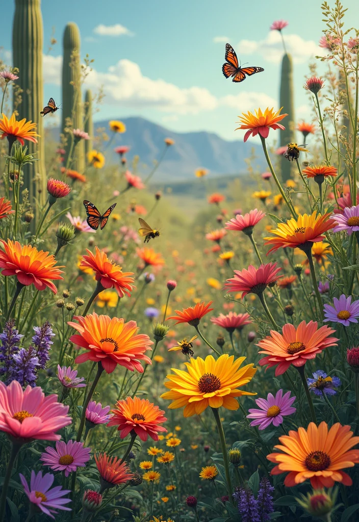 12 Arizona Backyard Ideas on a Budget for Desert Friendly Style 9. Native Wildflower Garden