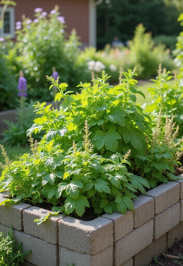 12 Backyard Cinder Block Ideas for Affordable Creative Builds 122 12 Backyard Cinder Block Ideas for Affordable Creative Builds - 12. Cinder Block Herb Garden