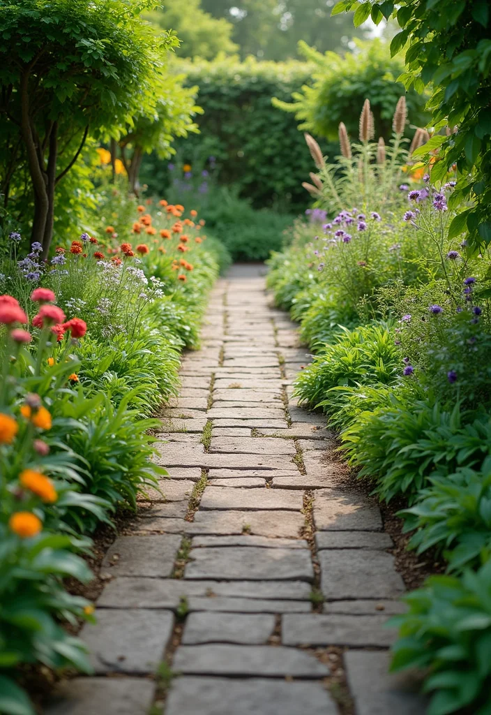 12 Backyard Cinder Block Ideas for Affordable Creative Builds 45 12 Backyard Cinder Block Ideas for Affordable Creative Builds - 5. Garden Pathway