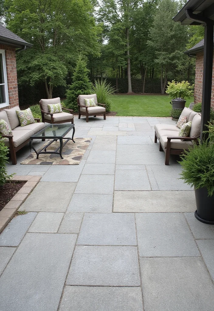 12 Backyard Flooring Ideas for Clean Durable Outdoor Surfaces 10. Composite Stone