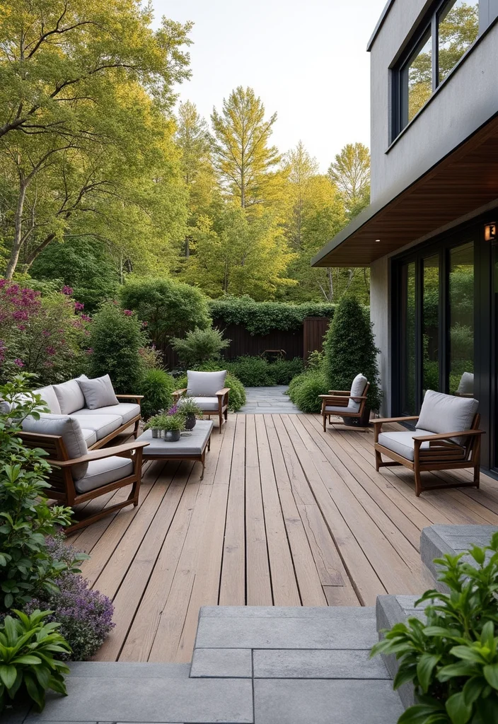 12 Backyard Flooring Ideas for Clean Durable Outdoor Surfaces 2. Eco Friendly Composite Decking