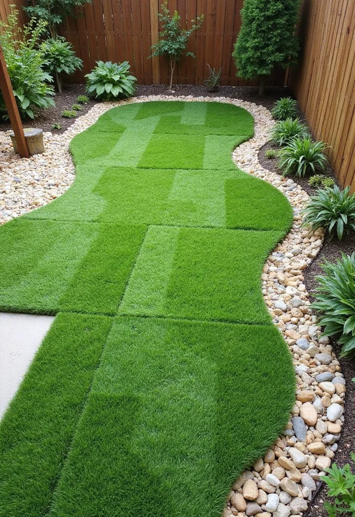 12 Backyard Flooring Ideas for Clean Durable Outdoor Surfaces 4. Grass Tiles