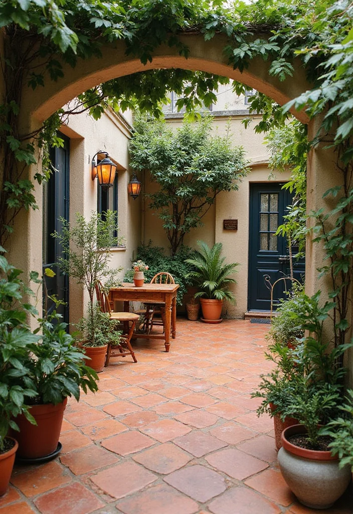 12 Backyard Flooring Ideas for Clean Durable Outdoor Surfaces 9. Terracotta Tiles