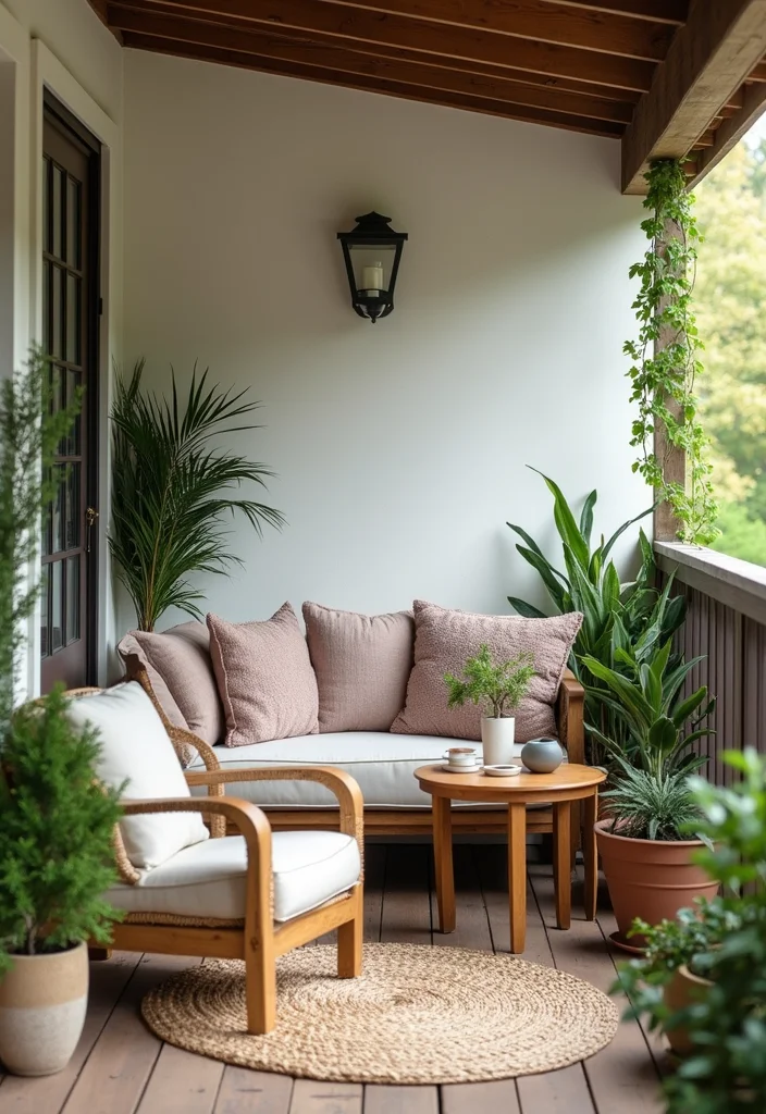 12 Backyard Porch Ideas for Warm Inviting Outdoor Living 1. Cozy Corner Nook