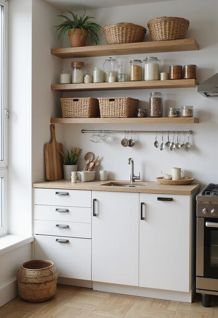 12 Balcony Kitchen Ideas for Compact Clever Outdoor Cooking 11. Compact Storage Solutions