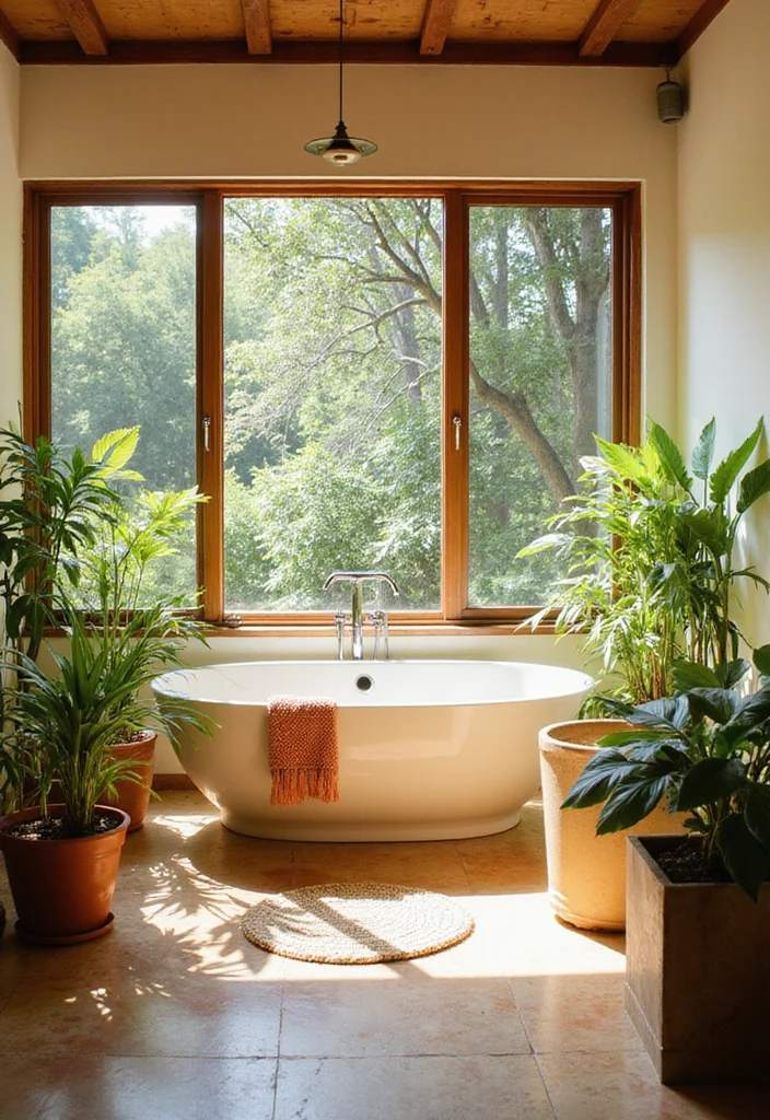 12 Indian Bathroom Ideas for Warm Practical Cultural Style - 5. Natural Lighting