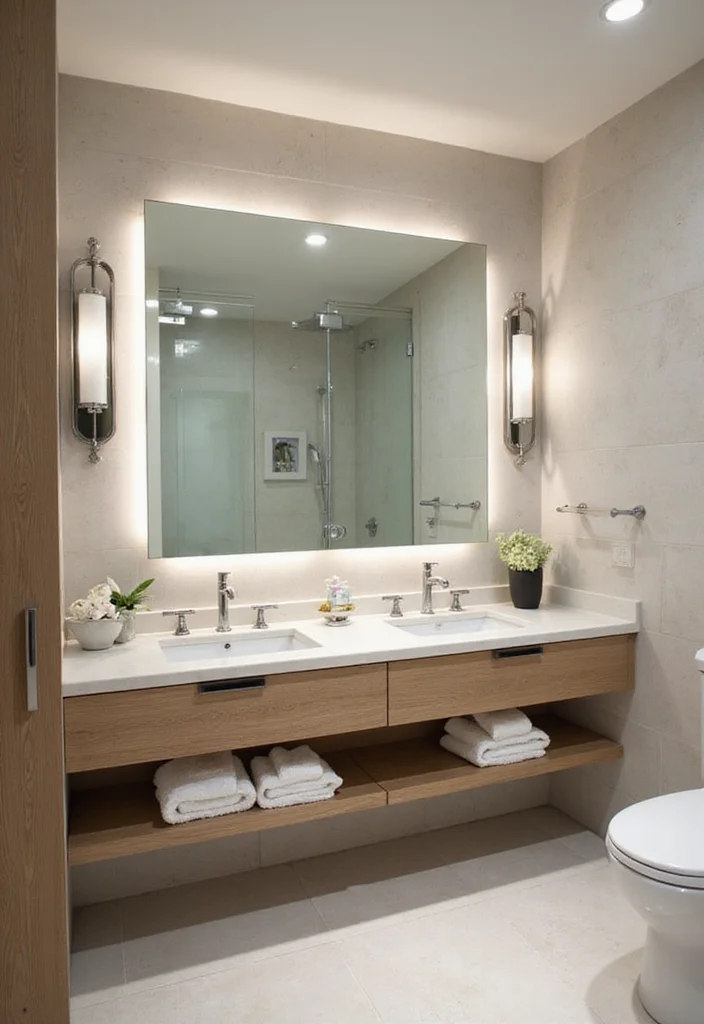 12 Jack n Jill Bathroom Ideas for Shared Functional Comfort 56 12 Jack n Jill Bathroom Ideas for Shared Functional Comfort - 6. Creative Mirror Choices