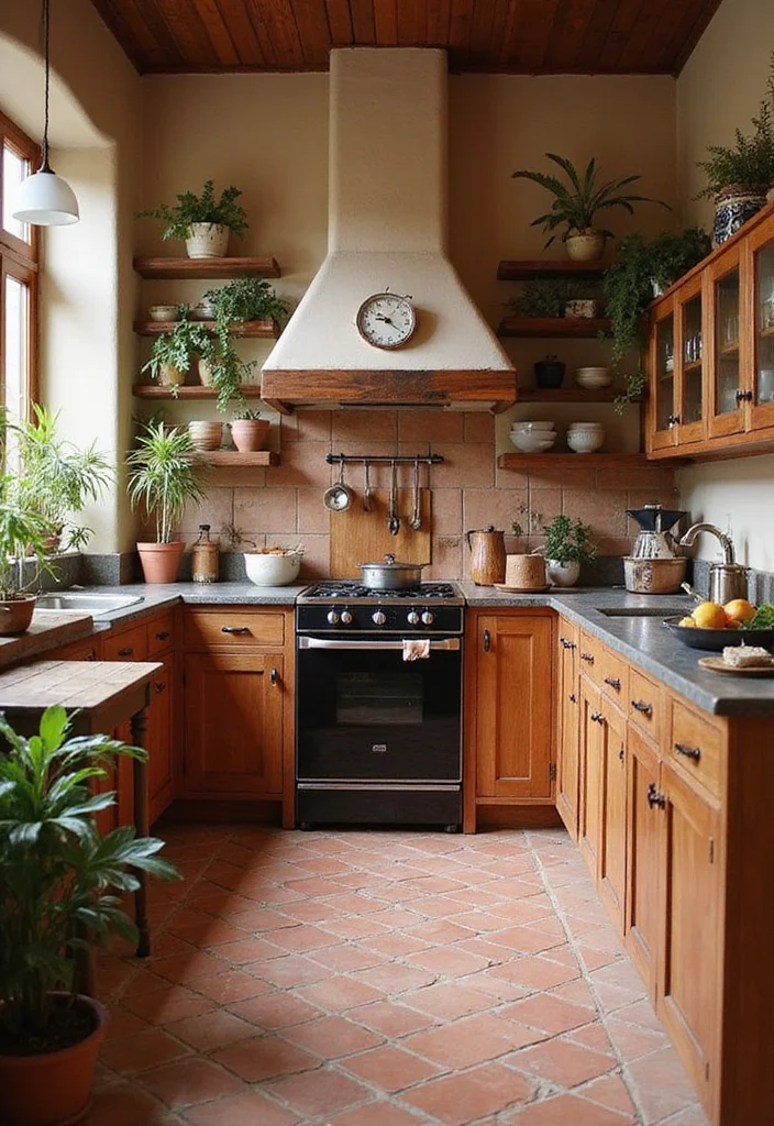 12 Kitchen Floor Tiles Ideas for Durable Stylish Living 3. Terracotta Tiles