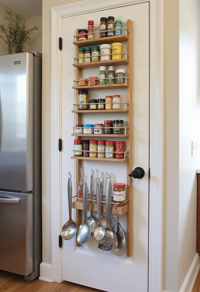 12 Kitchen Furniture Ideas for Practical Comfortable Use - 12. Over-the-Door Storage