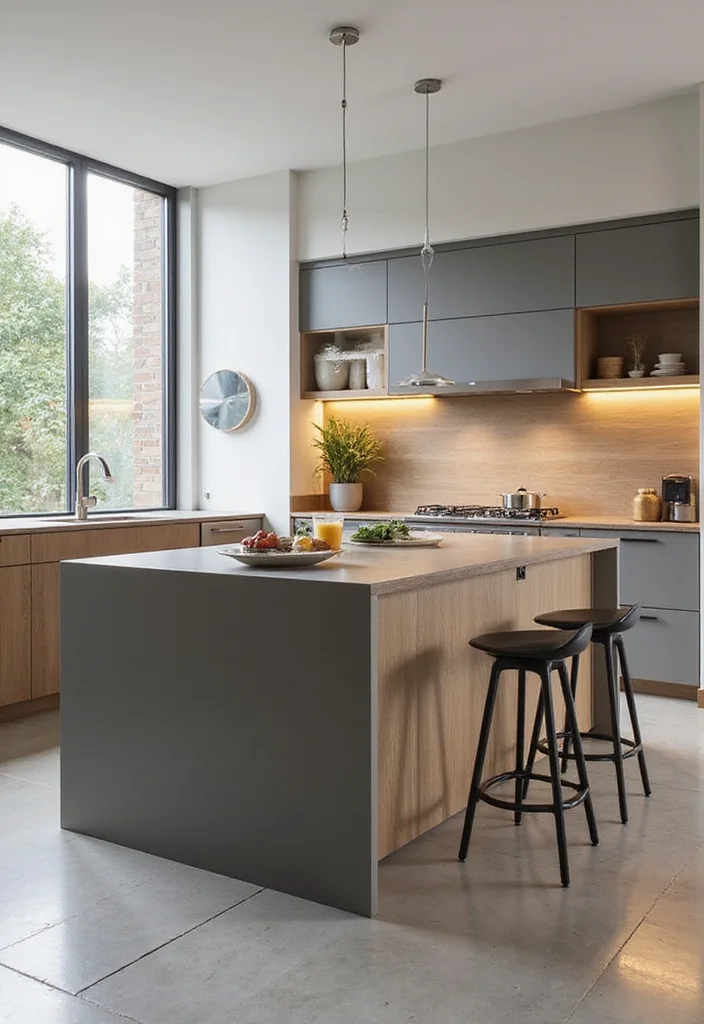 12 Kitchen Furniture Ideas for Practical Comfortable Use - 3. Multifunctional Island