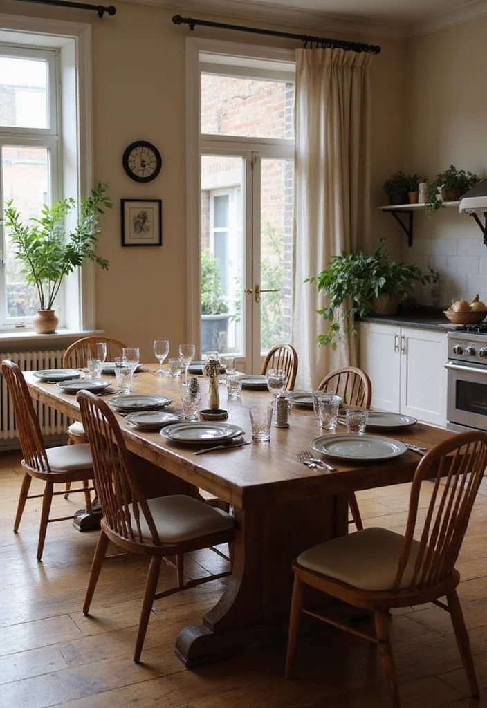 12 Kitchen Furniture Ideas for Practical Comfortable Use - 5. Extendable Dining Table