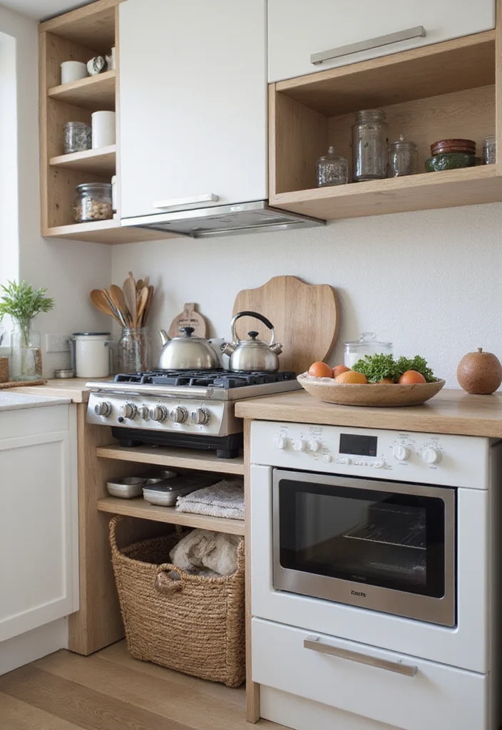 12 Kitchen Furniture Ideas for Practical Comfortable Use - 9. Compact Appliances with Storage