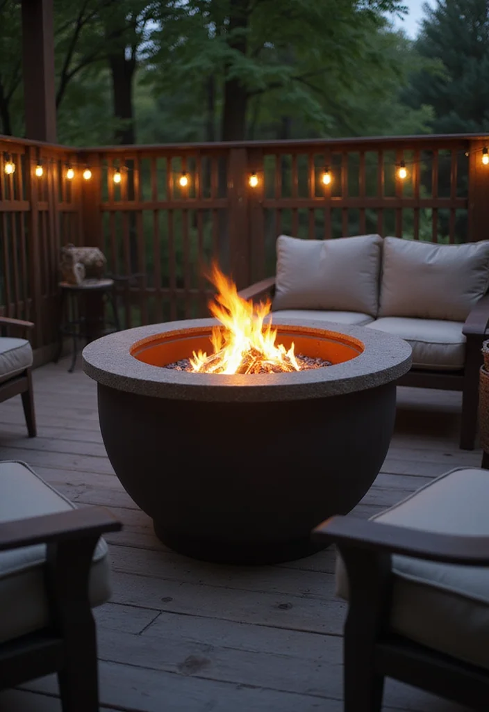 12 Small Backyard Deck Ideas for Functional Space Efficient Layouts 67 12 Small Backyard Deck Ideas for Functional Space Efficient Layouts 7. Compact Fire Pits