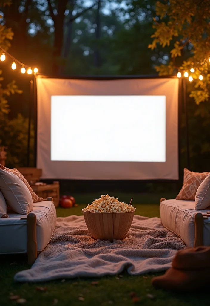 14 Backyard Entertainment Ideas for Fun Social Gatherings - 1. Eco-Friendly Movie Night