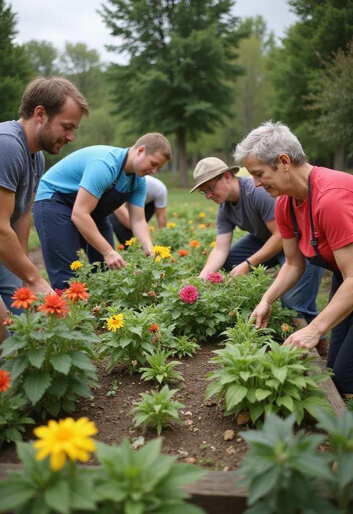 14 Backyard Entertainment Ideas for Fun Social Gatherings - 13. Community Garden Day