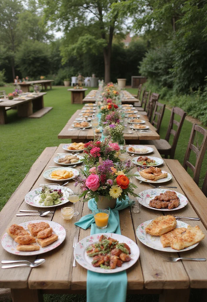 14 Backyard Entertainment Ideas for Fun Social Gatherings - 2. Garden Party with a Twist