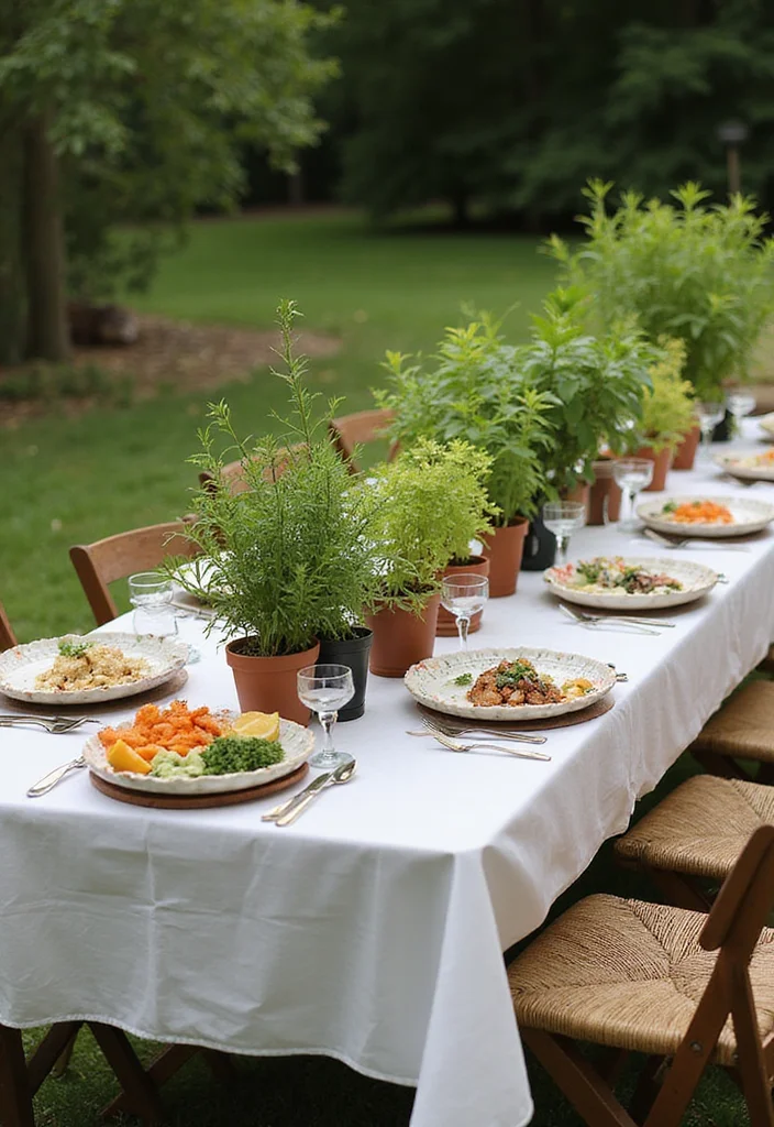 14 Backyard Entertainment Ideas for Fun Social Gatherings - 4. Sustainable Potluck Dinner