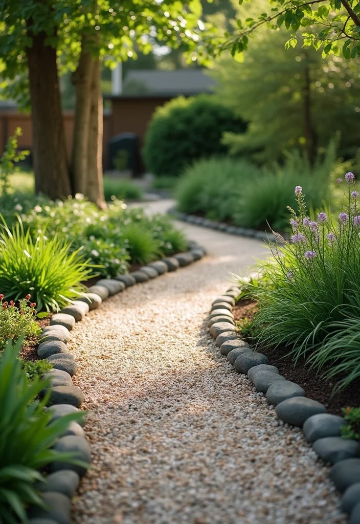 14 Backyard Landscape Ideas on a Budget for Beautiful Low Cost Style 2. Gravel Pathways