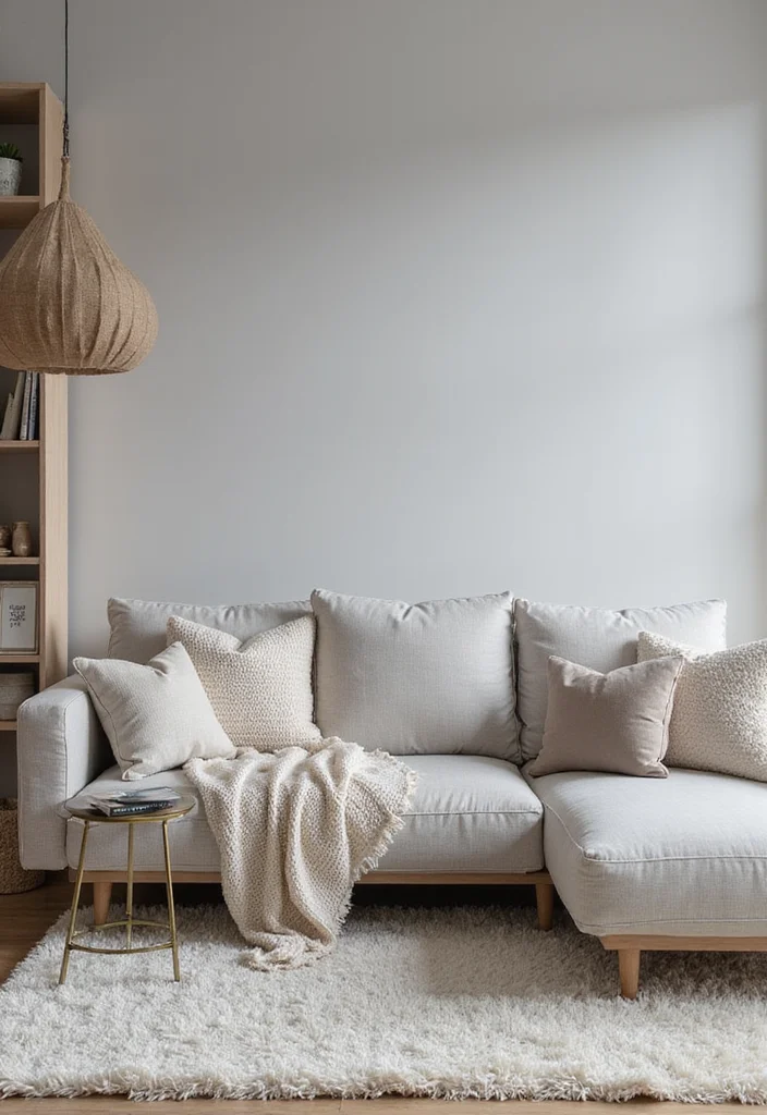 14 Gray Living Room Ideas for Soft Calm Modern Neutrality 1 14 Gray Living Room Ideas for Soft Calm Modern Neutrality - 1. Soft Gray Walls and Textured Accents