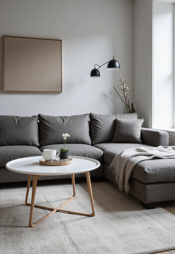 14 Gray Living Room Ideas for Soft Calm Modern Neutrality 12 14 Gray Living Room Ideas for Soft Calm Modern Neutrality - 2. Modern Gray Furniture