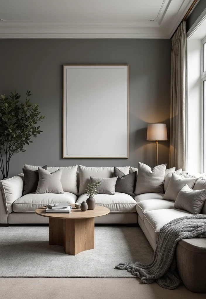 14 Gray Living Room Ideas for Soft Calm Modern Neutrality 45 14 Gray Living Room Ideas for Soft Calm Modern Neutrality - 5. Layering Shades of Gray