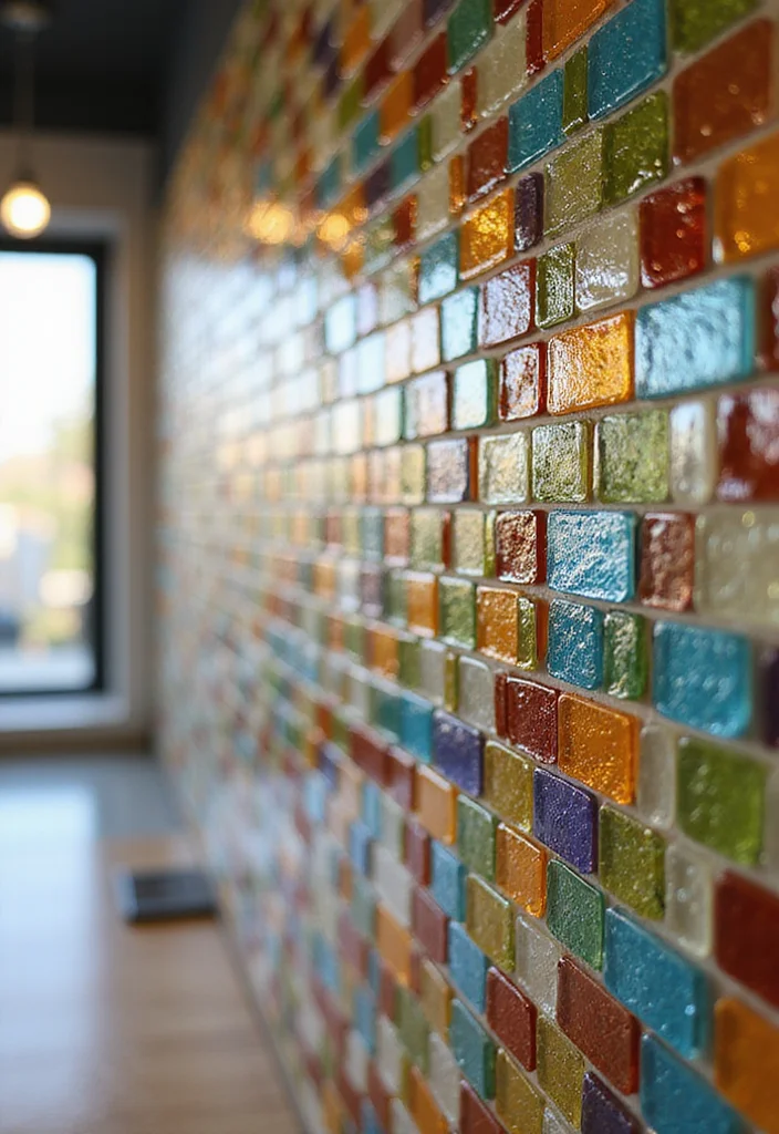 14 Kitchen Backsplash Ideas for Stylish Easy to Clean Updates 1. Recycled Glass Tiles