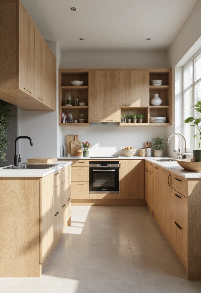 14 Kitchen Cabinet Ideas for Better Storage and Clean Style 10. Sustainable Laminate Options