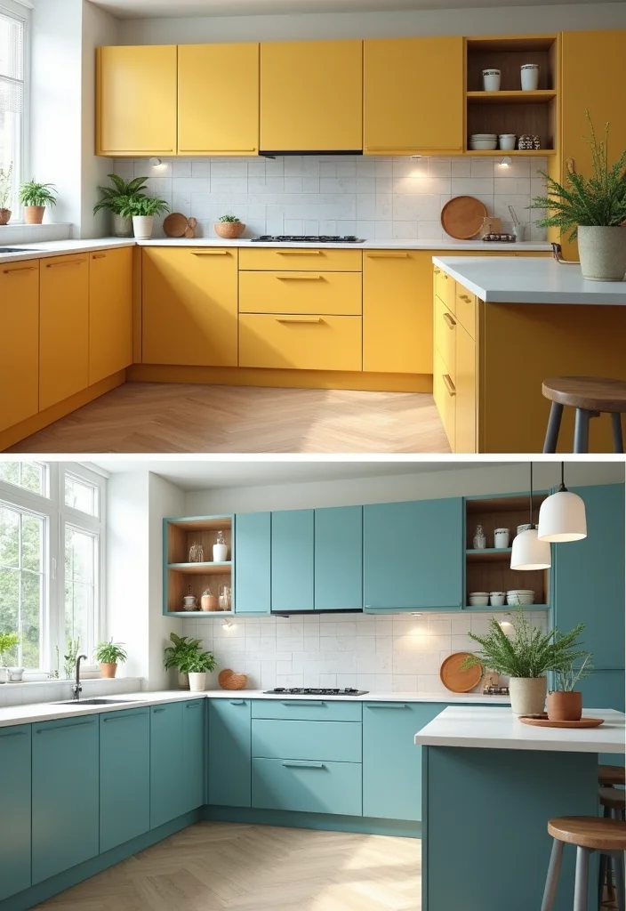 14 Kitchen Cabinet Ideas for Better Storage and Clean Style 6. Eco Friendly Paint Options