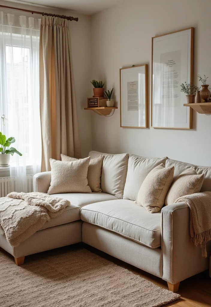 14 Living Room Small Spaces Ideas for Smart Cozy Layouts 1. Corner Sofas for Optimal Arrangement