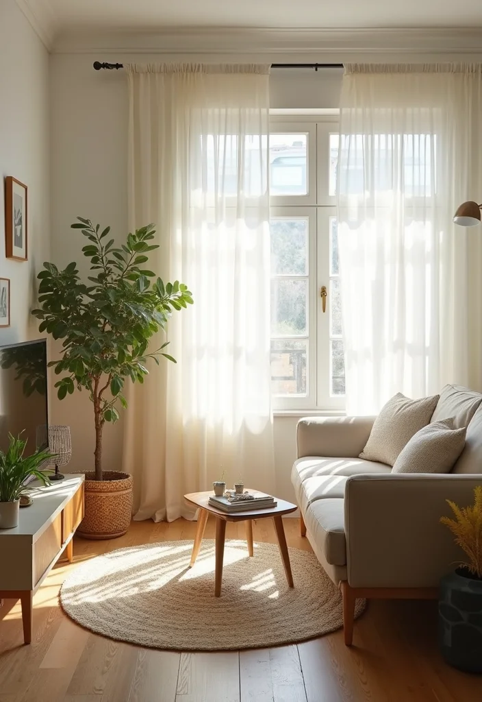 14 Living Room Small Spaces Ideas for Smart Cozy Layouts 8. Maximize Natural Light