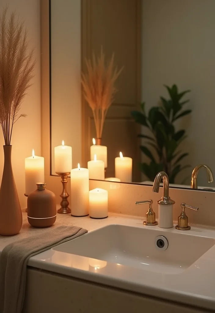 14 Moody Bathroom Ideas for Cozy Dramatic Relaxing Spaces 144 14 Moody Bathroom Ideas for Cozy Dramatic Relaxing Spaces 14. Aromatherapy Touches