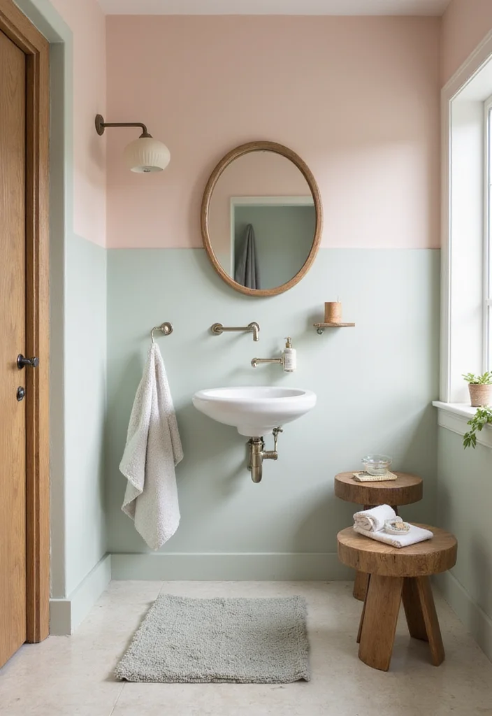14 Pretty Bathroom Ideas for Soft Charming Fresh Style 1 14 Pretty Bathroom Ideas for Soft Charming Fresh Style - 1. Soft Pastel Palette