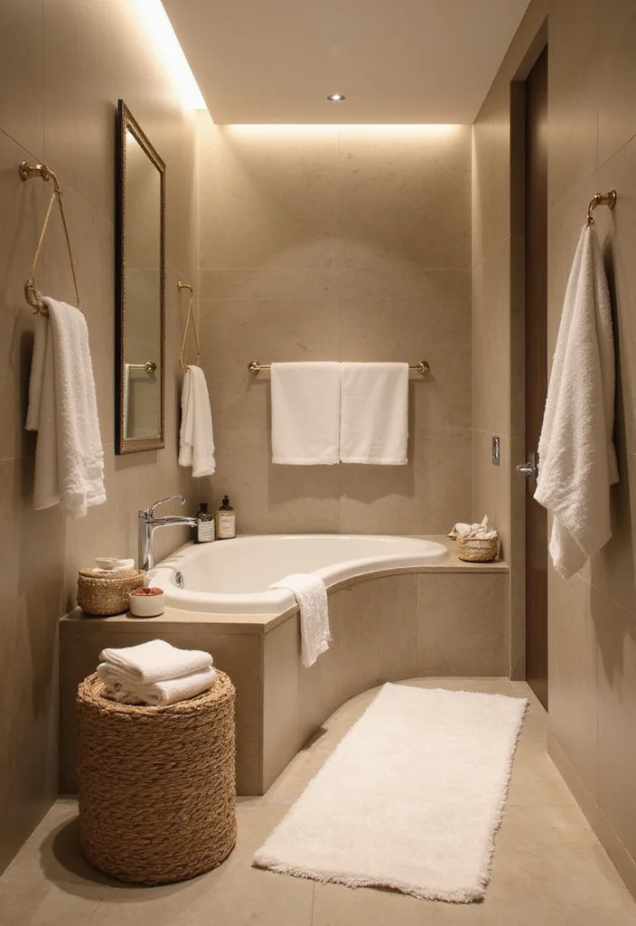 14 Pretty Bathroom Ideas for Soft Charming Fresh Style 144 14 Pretty Bathroom Ideas for Soft Charming Fresh Style - 14. Spa-Like Amenities