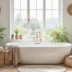 14 Pretty Bathroom Ideas for Soft Charming Fresh Style