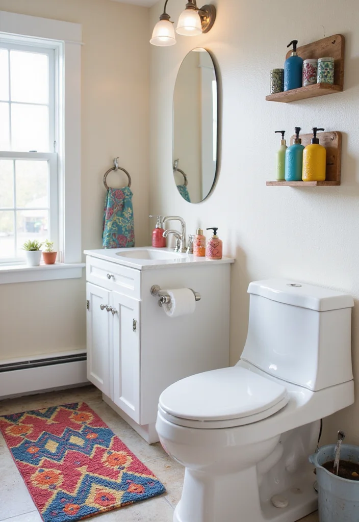 14 Pretty Bathroom Ideas for Soft Charming Fresh Style 78 14 Pretty Bathroom Ideas for Soft Charming Fresh Style - 8. Unique Accessories