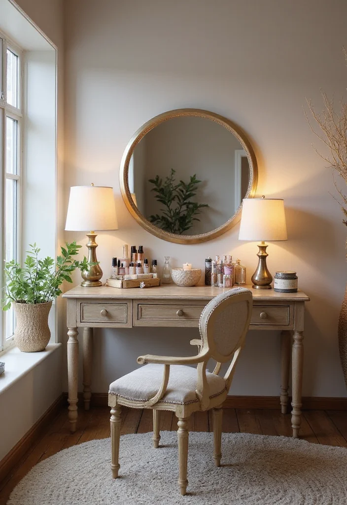 14 Teen Girl Bedroom Ideas for Trendy Pretty Functional Style 12. Pampering Vanity Corner