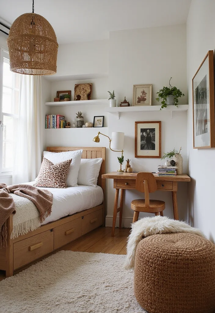 14 Teen Girl Bedroom Ideas for Trendy Pretty Functional Style 5. Multi Functional Furniture