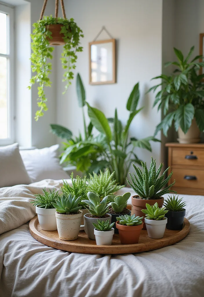 14 Teen Girl Bedroom Ideas for Trendy Pretty Functional Style 7. Bohemian Plantscape