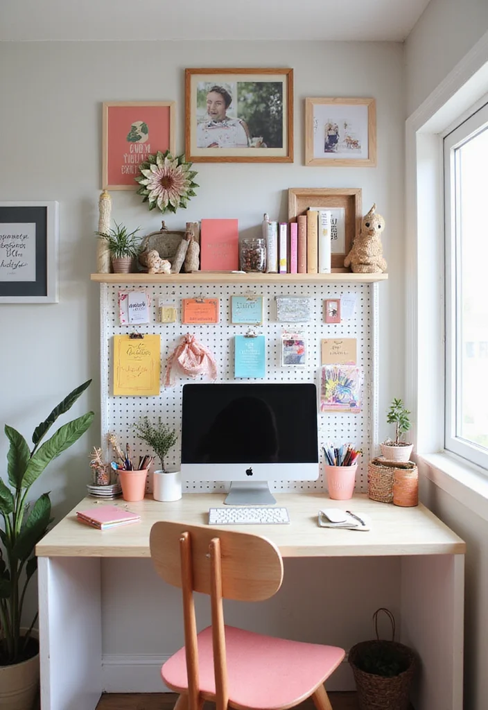 14 Teen Girl Bedroom Ideas for Trendy Pretty Functional Style 9. Stylish Desk Space