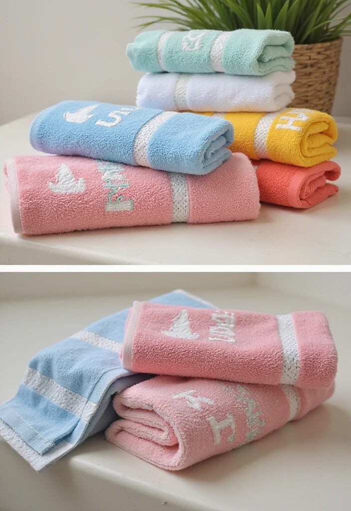 14 Teenage Bathroom Ideas for Fun Stylish Everyday Routines 100 14 Teenage Bathroom Ideas for Fun Stylish Everyday Routines 10. Personalized Towels